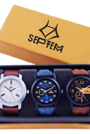 septem-multicolor-leather-analog-mens-watch