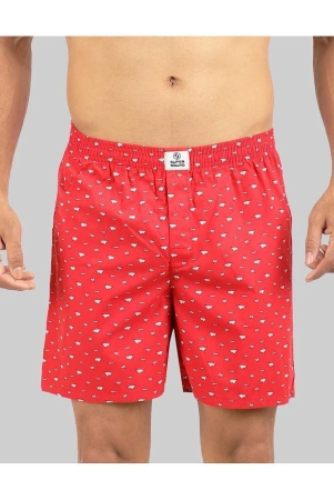 Supersquad Cotton Mens Boxer- ( Red ) - None