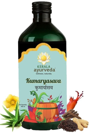 Kerala Ayurveda Kumaryasava 450 ml, For Healthy Periods, For Period Cramps, Reduces Mood Swings, Combats PCOS, Better Hormonal Health