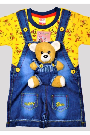 wise-guys-yellow-blue-denim-baby-boybaby-girl-dungaree-sets-pack-of-1-none