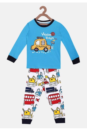 lazy-shark-boys-nightwear-tshirt-pyajama-set-none