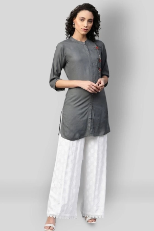 jc4u-dark-grey-rayon-womens-straight-kurti-pack-of-1-m