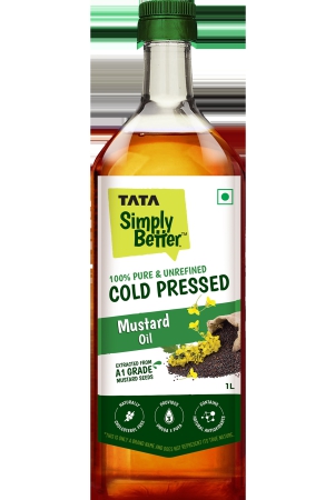 Tata Simply Better Coldpressed Mustard Oil 1L