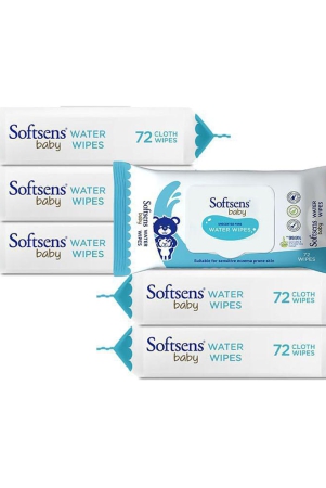 softsens-baby-999-pure-water-wipes72-wipes-pack-of-6-pure-aloe-vera-extract-wipes-for-babies