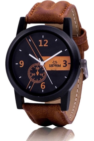 septem-brown-leather-analog-mens-watch