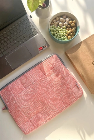 sustainable-handmade-cotton-laptop-sleevelaptop-cover-by-ekatra-pink-spiral