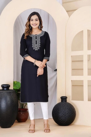 lee-moda-rayon-solid-straight-womens-kurti-black-pack-of-1-none