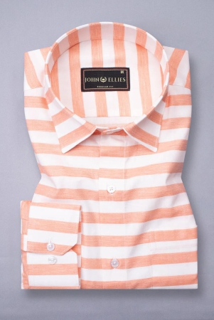 atomic-orange-and-white-stripe-cotton-linen-shirt-39-s