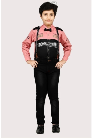 arshia-fashions-pink-cotton-blend-boys-shirt-jeans-pack-of-1-none