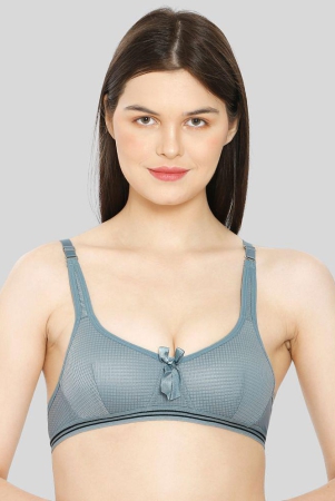 ilraso-blue-cotton-blend-lightly-padded-womens-plunge-bra-pack-of-1-none