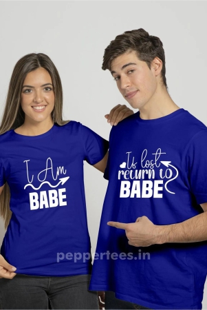 if-lost-return-to-babe-im-babe-couple-t-shirt-l-xl