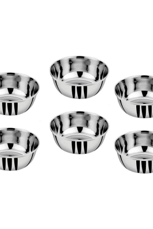 a-h-enterprises-sabzi-bowl-katori-heavy-guage-stainless-steel-cereal-bowl-200-ml-set-of-6-steel