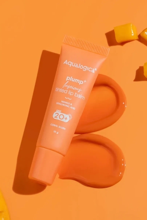 Coral Slush Plump+ Luscious Tinted SPF 20+ Lip Balm with Mango & Hyaluronic Acid - 10g