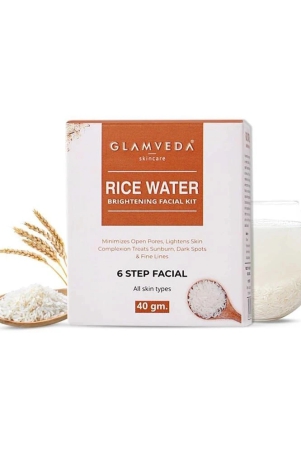 glamveda-rice-water-brightening-facial-kit-evens-skin-tone-skin-lightening-facial-kit-40gm