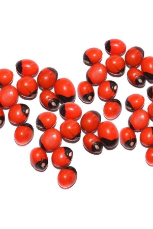 yuvi-shoppe-natural-rakt-gunja-red-chirmi-beads-abrus-seed-gamanchi-gaunchi-rati-gulaganji-guruvinda-guruginia-21-pcs-good-for-wealth-benefit-21-pcs