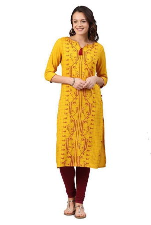 alena-yellow-rayon-straight-kurti-m