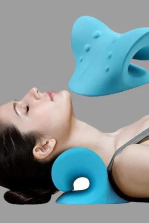 Expertomind Neck Relaxer Expertomind Neck Relaxer | Cervical Pillow | Neck & Shoulder Support for Pain Relief | Chiropractic Acupressure Massage | Durable and Soft | Portable & Easy to Carry - Bl