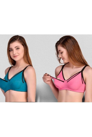 zourt-multicolor-cotton-solid-womens-maternity-bra-pack-of-2-44b