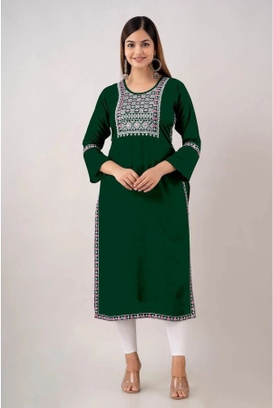 kapadia-green-rayon-womens-straight-kurti-pack-of-1-none