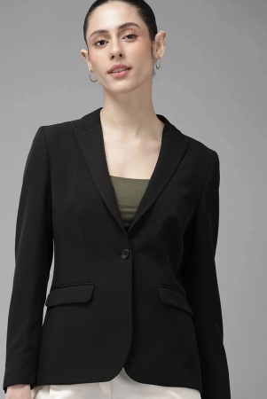 ppthefashionhub-cotton-black-blazers-none