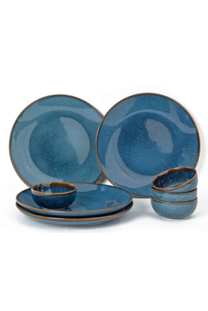 handcrafted-stoneware-reactive-glaze-ceramic-dinner-set-8-pieces-serving-for-4-microwave-and-dishwasher-safe-bone-ash-free-crockery-set-for-dining-and-gifting-greenish-blue