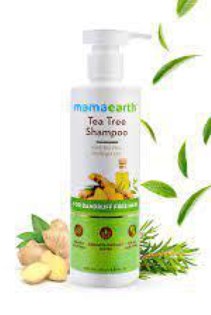 Mamaearth Tea Tree & Ginger Oil  Sulfate-Free Cleanser Shampoo (Natural Hair Care), 250 ml