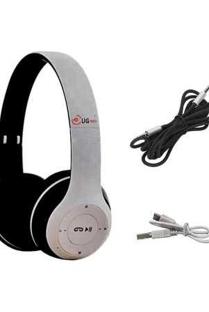 ugpro-ugp-47-dual-mode-35-mm-bluetooth-headphone-over-ear-6-hours-playback-adjustable-length-ipx4splash-sweat-proof-white