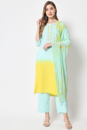 kbz-turquoise-straight-rayon-womens-stitched-salwar-suit-pack-of-1-none