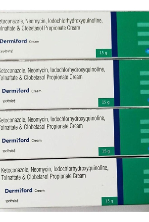 DERMIFORD 15 GM ( PACK OF 4) Day Cream 60 gm Pack of 4