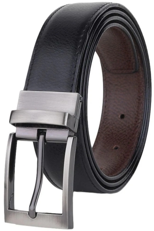 samtroh-black-pu-mens-reversible-belt-pack-of-1-none