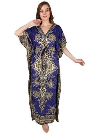 ukal-womens-polyester-paisley-maxi-kaftan