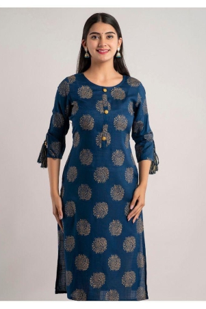 mauka-blue-rayon-womens-straight-kurti-pack-of-1-none