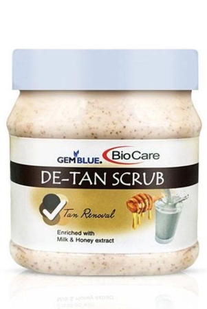 biocare-gemblue-de-tan-scrub-with-milk-honey-500-gm