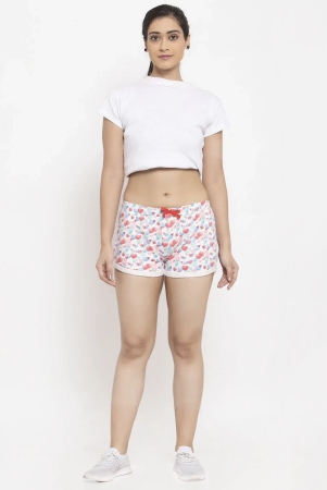 Wolfpack Women Pink Printed Shorts-XL