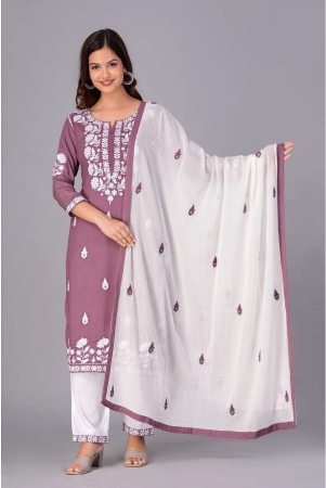 doriya-cotton-blend-embroidered-kurti-with-pants-womens-stitched-salwar-suit-purple-pack-of-1-none