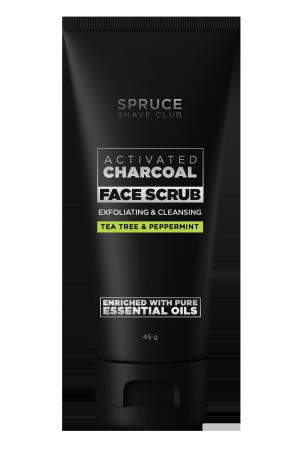 charcoal-face-scrub-with-essential-oils-tea-tree-peppermint