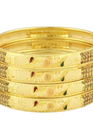 bhagya-lakshmi-gold-bangle-set-pack-of-1-none