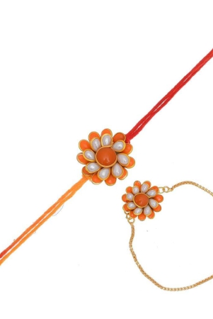 indi-rang-resin-copper-and-pearl-rakhi-lumba-set-for-unisex-adult-yellow