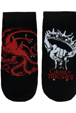 balenzia-x-game-of-thrones-house-targaryen-ankle-lengthlowcut-socks-for-men-free-size-pack-of-2-pairs1ublack-stretchable-from-25-cm-to-33-cm-2-n-black