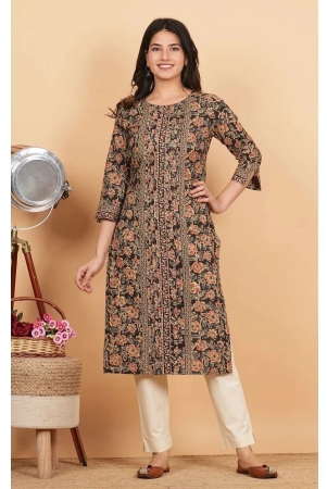 vbuyz-cotton-printed-straight-womens-kurti-black-pack-of-1-none