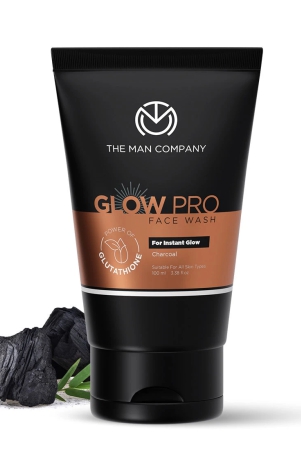 Glow Pro Face Wash  Glutathione and Charcoal 100ml-Glow Pro Face Wash | Glutathione and Charcoal (100ml)