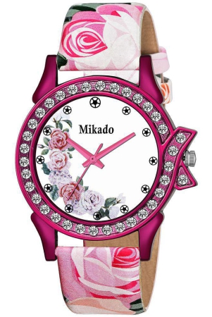 mikado-leather-round-womens-watch