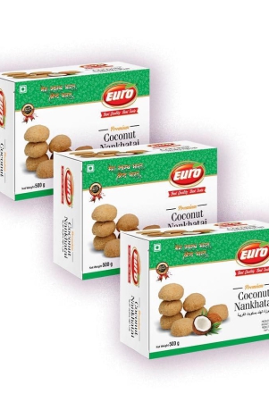 euro-premium-coconut-nankhatai-cookies-500gm-authentic-taste-traditional-recipe-shortbread-biscuits-snacks-perfect-for-tea-time-delights-family-gatherings