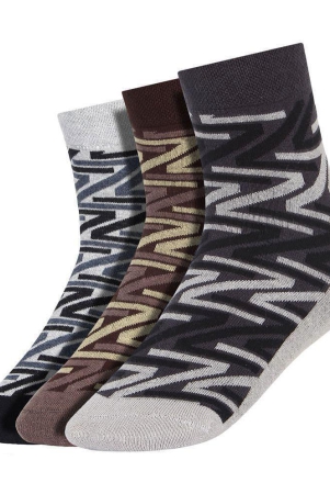 Creature Brown Formal Ankle Length Socks Pack of 3 - Brown