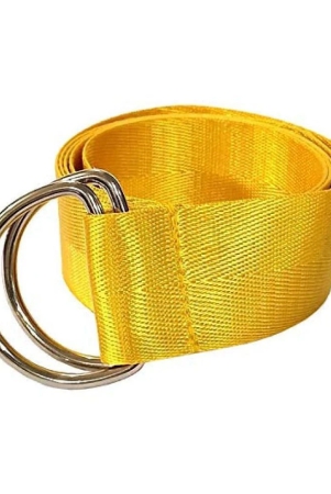 livosorb-yellow-nylon-casual-belt-free-size