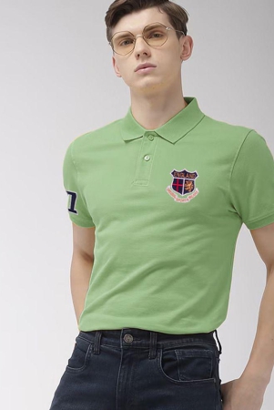 adorate-cotton-blend-regular-fit-solid-half-sleeves-mens-polo-t-shirt-green-pack-of-1-none