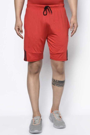 glito-red-polyester-mens-shorts-pack-of-1-none