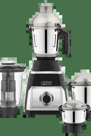 croma-800-watt-4-jars-juicer-mixer-grinder-20000-rpm-copper-motor-black-and-silver