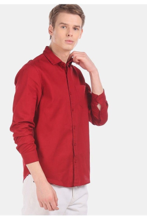 ruggers-cotton-blend-red-shirt-none