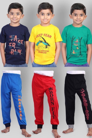 jilz-multi-cotton-boys-t-shirt-pants-pack-of-3-none